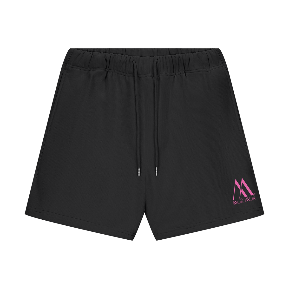 Mur Mur Essential Heavyweight Fleece Shorts (Pink Logo)