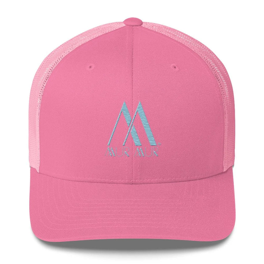 Mur Mur Embroidered Trucker Cap (Blue Thread)