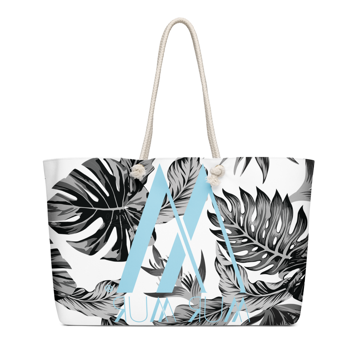 Mur Mur Oversized Weekender Bag (Blue Logo)