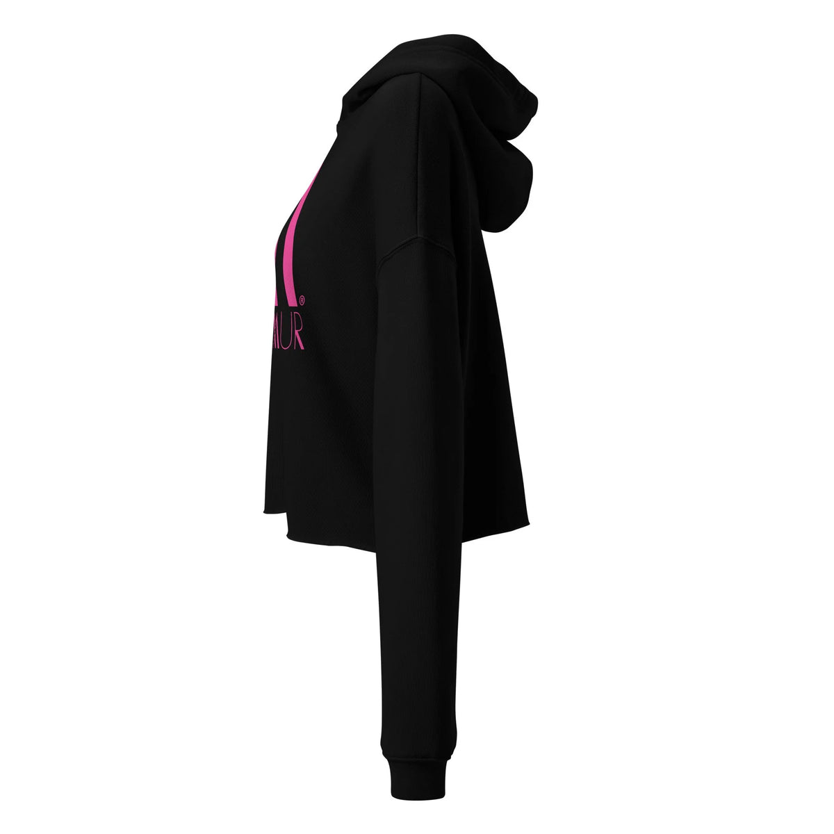 Mur Mur Women’s Raw-Hem Crop Hoodie