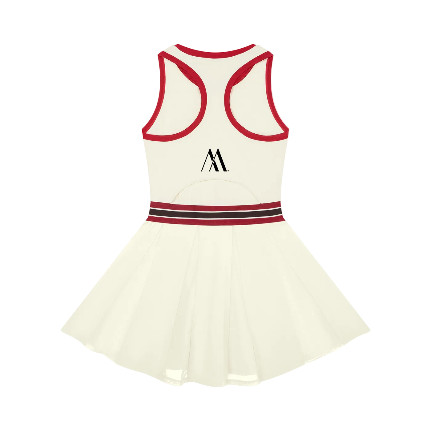 Mur Mur Color-Block A-Line Dress — Red
