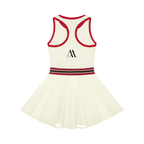 Mur Mur Color-Block A-Line Dress — Red