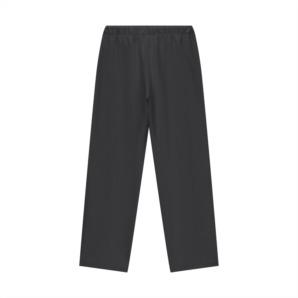 Mur Mur Essential Heavyweight Fleece Straight-Leg Pants (Pink Logo)