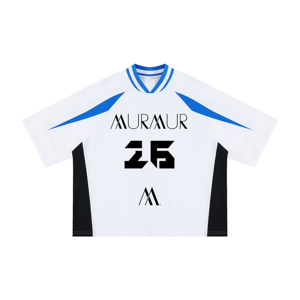 Mur Mur Color Block Raglan Racing Tee (White)