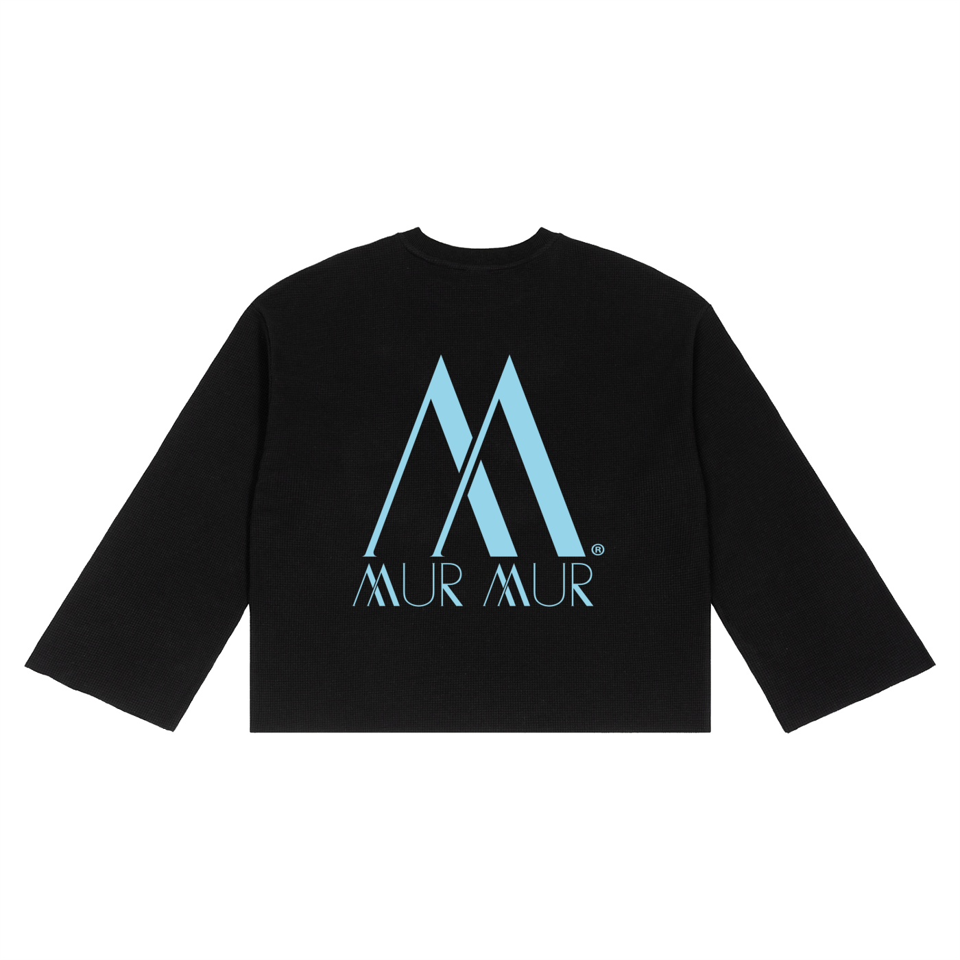 Mur Mur Waffle Raw-Edge Tee
