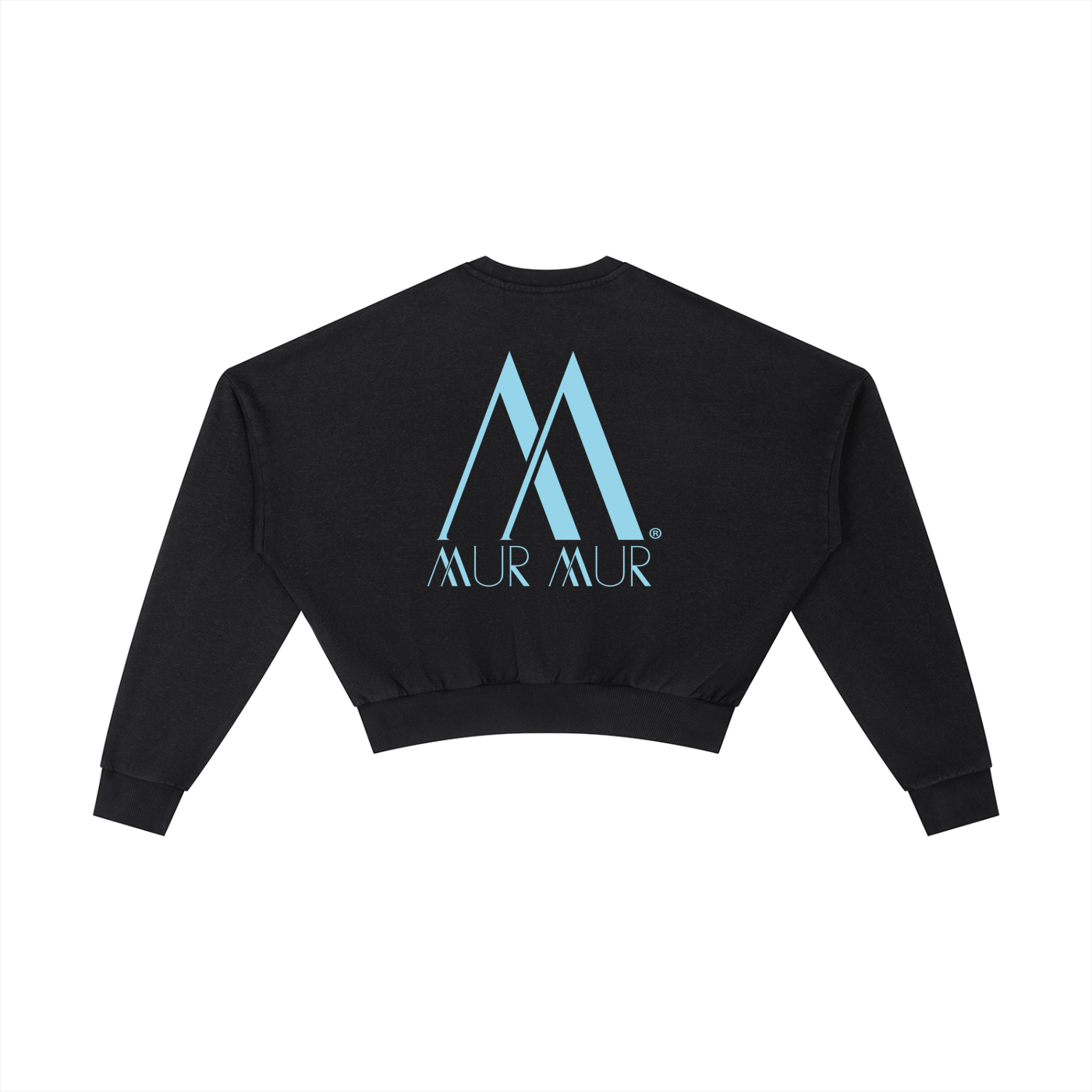 Mur Mur Vintage-Washed Cropped Sweatshirt