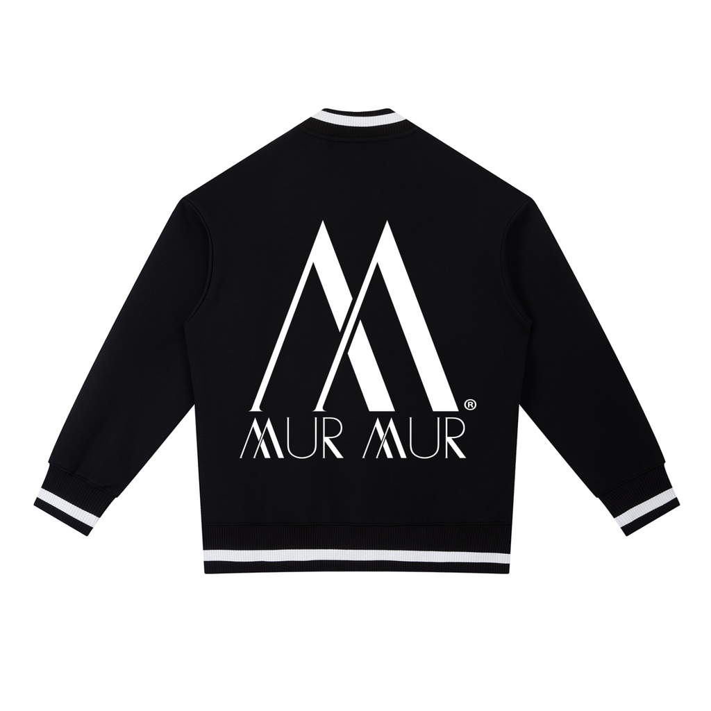 Mur Mur Contrast-Piping Bomber Jacket