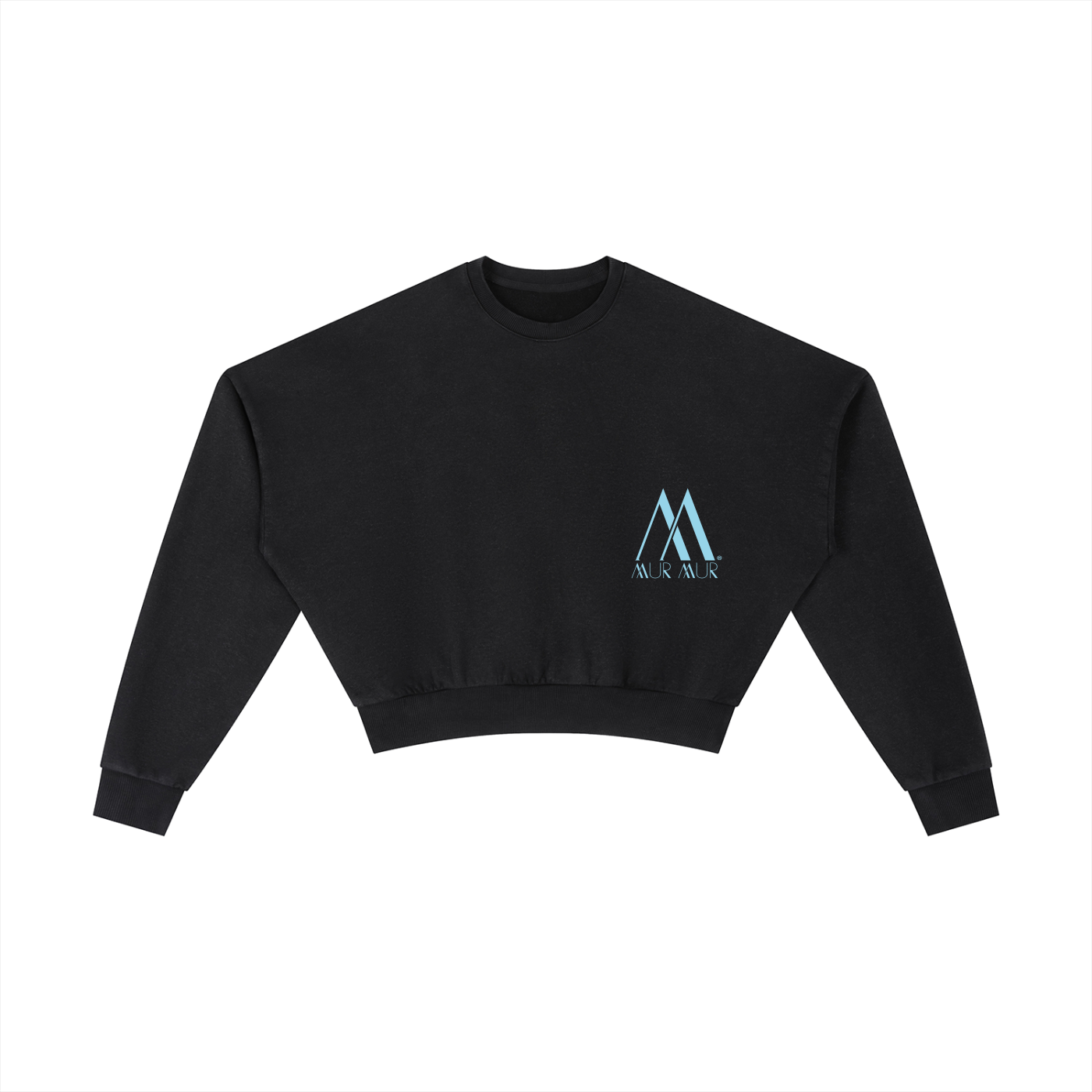 Mur Mur Vintage-Washed Cropped Sweatshirt