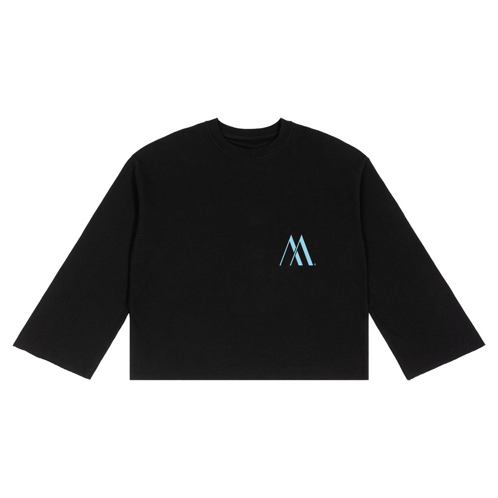 Mur Mur Waffle Raw-Edge Tee