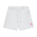 Mur Mur Essential Heavyweight Fleece Shorts (Pink Logo)
