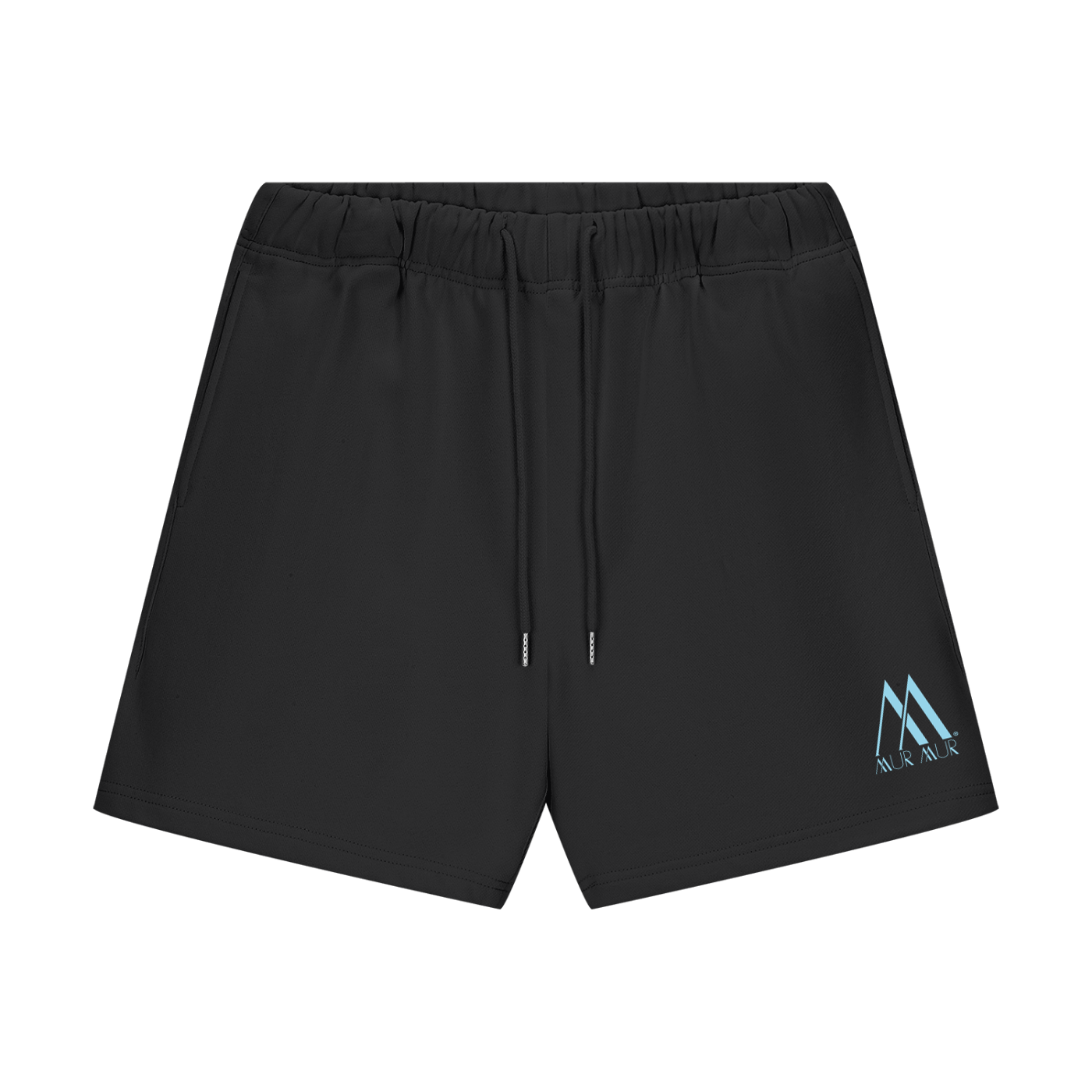 Mur Mur Essential Heavyweight Fleece Shorts (Blue Logo)
