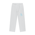 Mur Mur Essential Heavyweight Fleece Straight-Leg Pants (Blue Logo)