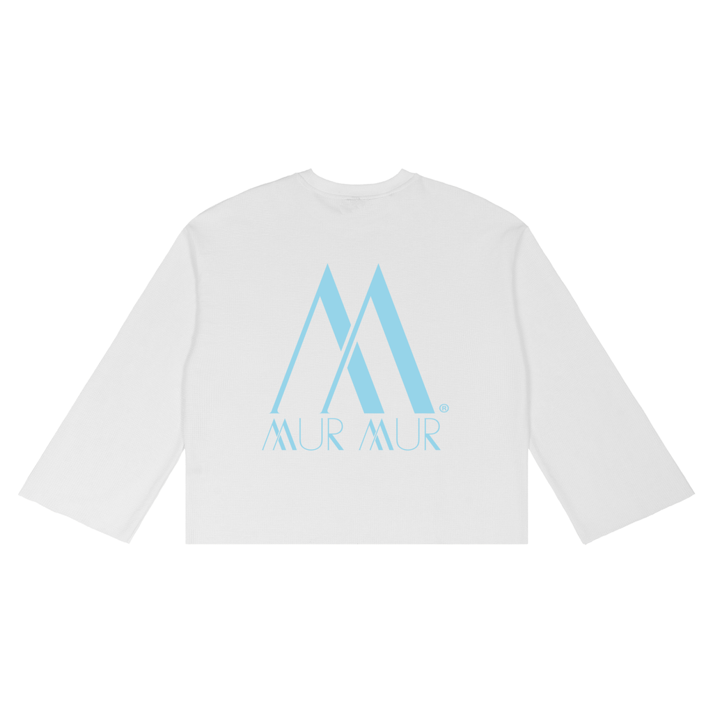 Mur Mur Waffle Raw-Edge Tee