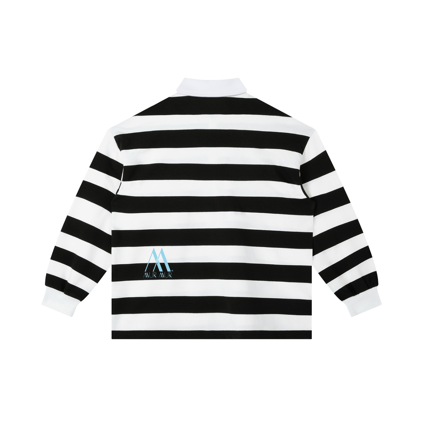 Mur Mur Color-Block Striped Rugby Shirt