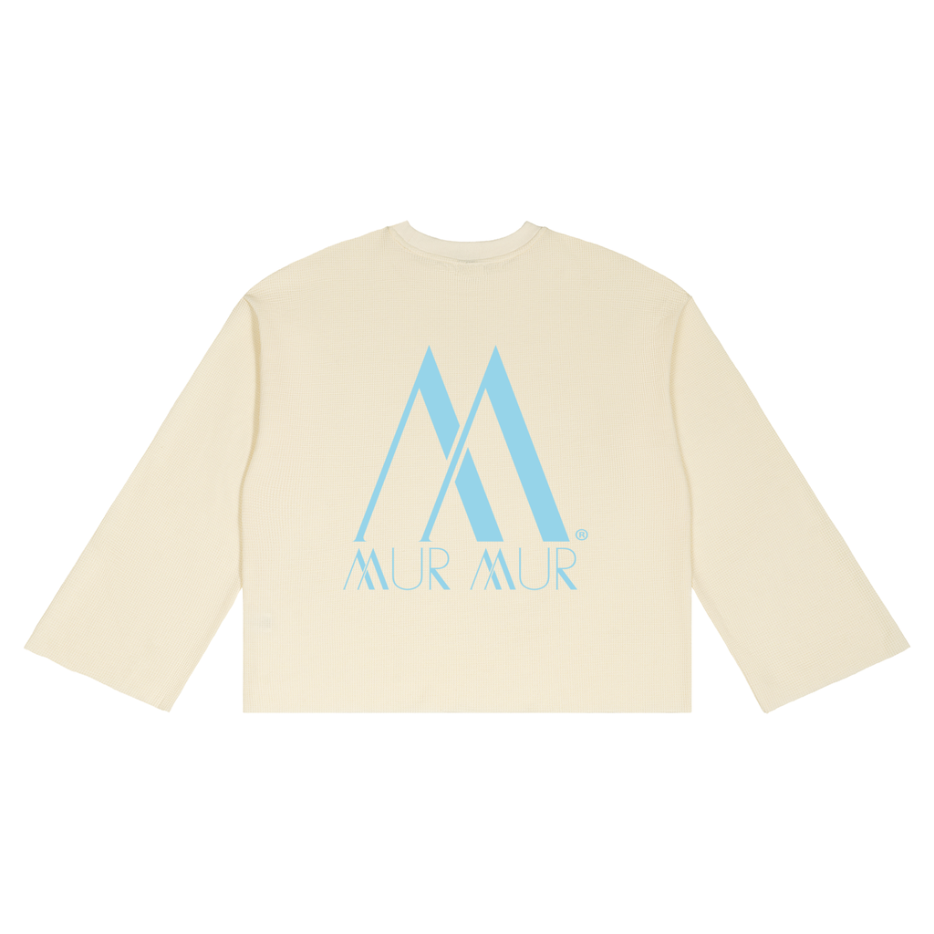 Mur Mur Waffle Raw-Edge Tee