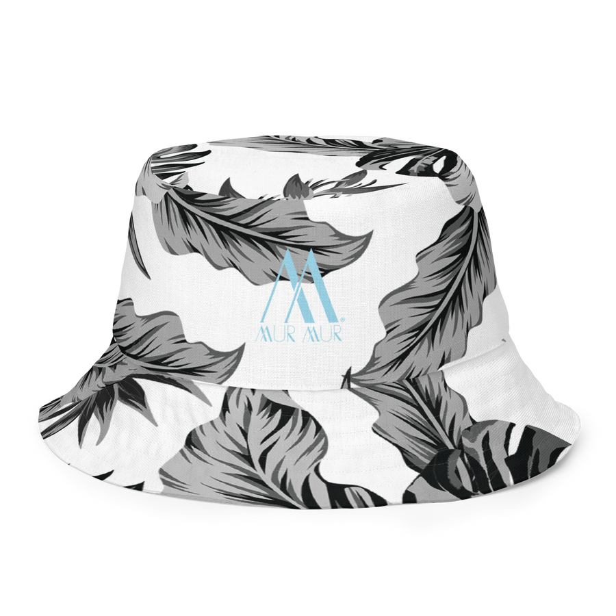 Mur Mur Reversible Bucket Hat (White Floral)