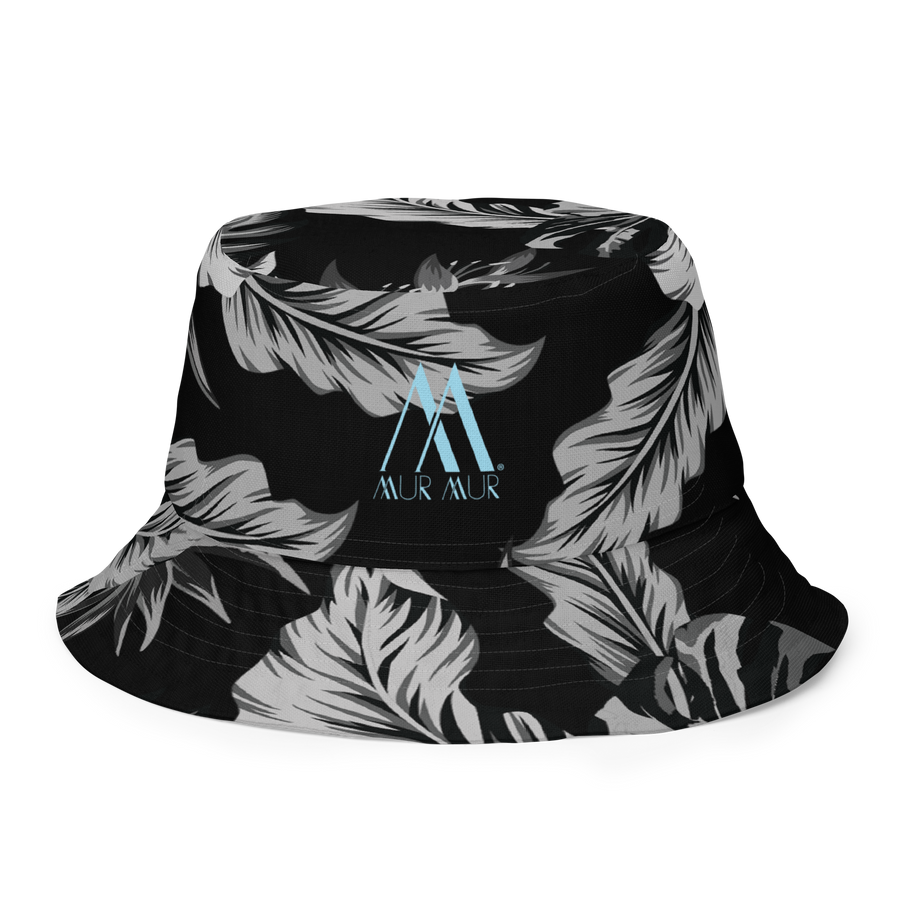 Mur Mur Reversible Bucket Hat (Black Floral)