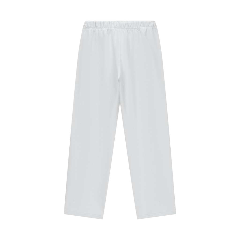 Mur Mur Essential Heavyweight Fleece Straight-Leg Pants (Blue Logo)