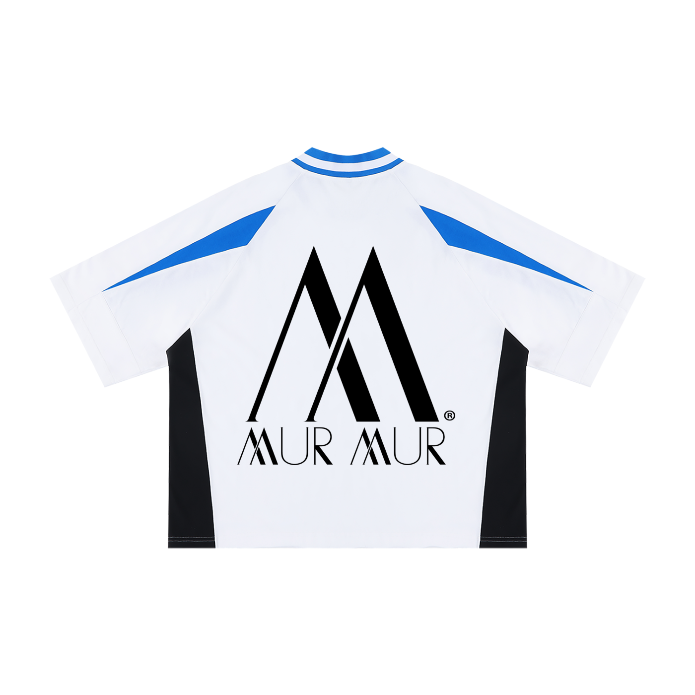 Mur Mur Color Block Raglan Racing Tee (White)
