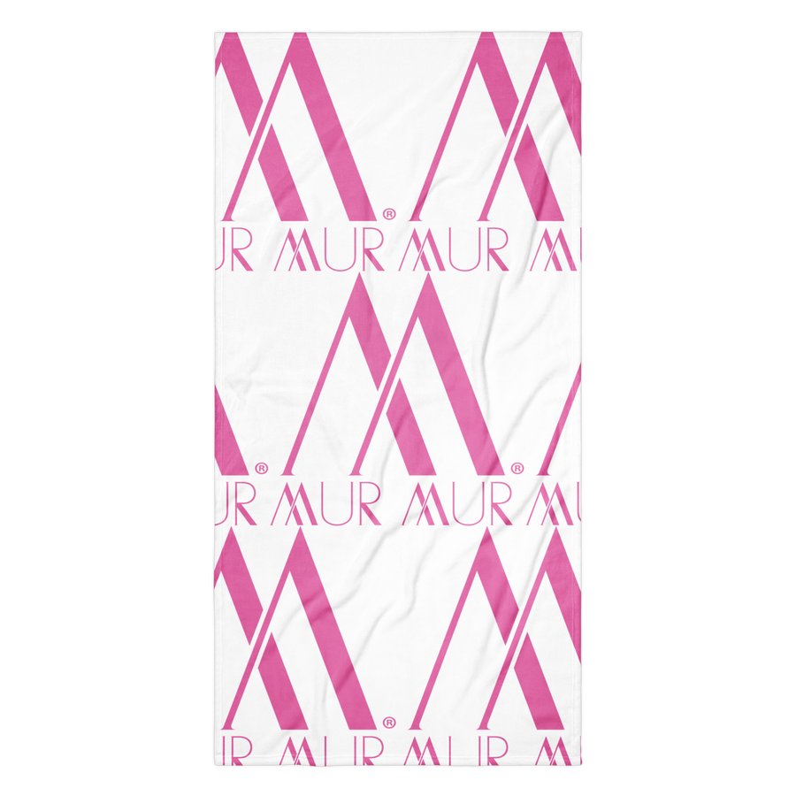 Mur Mur Cabana Towel (Pink Logo)
