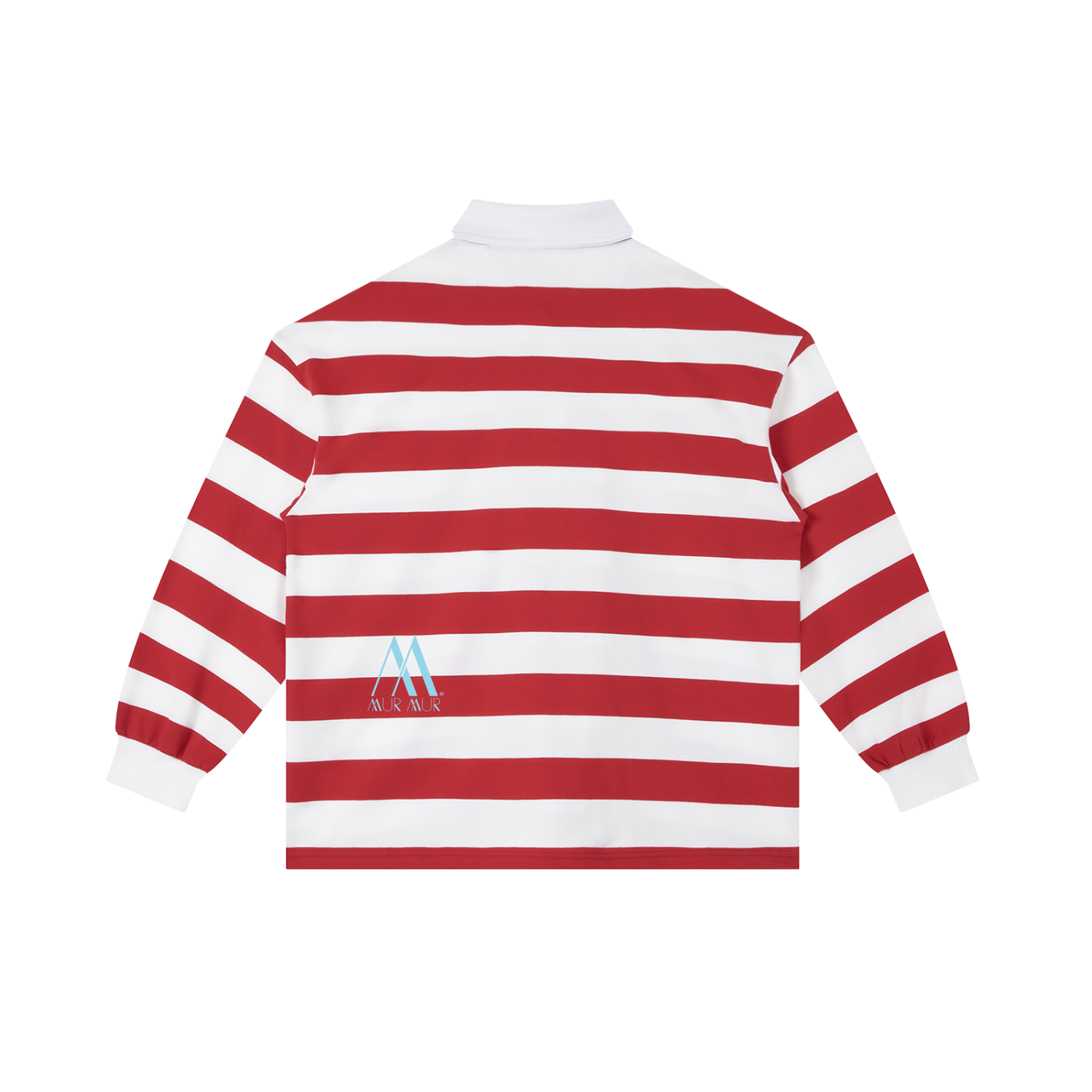 Mur Mur Color-Block Striped Rugby Shirt