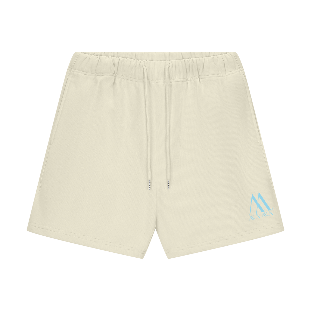 Mur Mur Essential Heavyweight Fleece Shorts (Blue Logo)