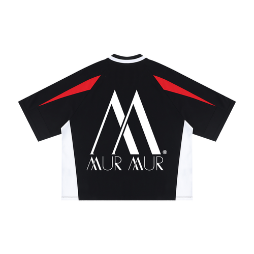 Mur Mur Color Block Raglan Racing Tee (Black)