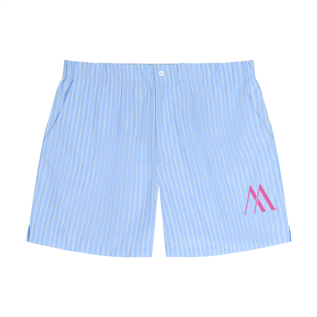 Mur Mur Cabana Boy Striped Elastic-Waist Shorts