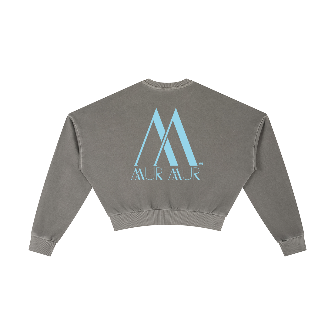 Mur Mur Vintage-Washed Cropped Sweatshirt