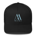 Mur Mur Embroidered Trucker Cap (Blue Thread)
