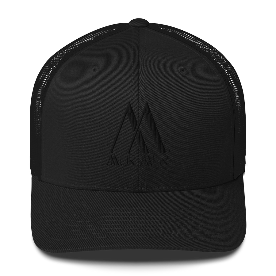 Mur Mur Embroidered Trucker Cap (Black Thread)