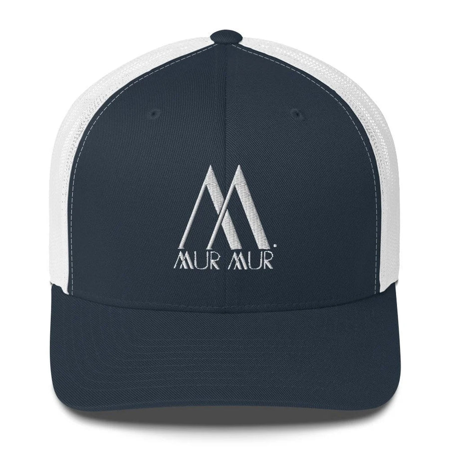 Mur Mur Embroidered Trucker Cap (White Thread)