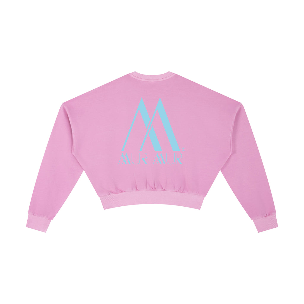 Mur Mur Vintage Washed Crop Sweatshirt