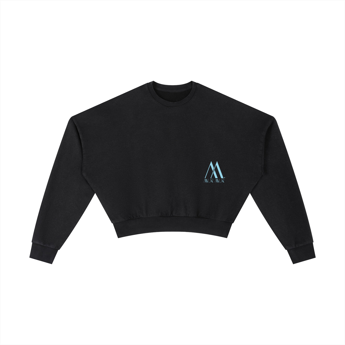 Mur Mur Vintage Washed Crop Sweatshirt