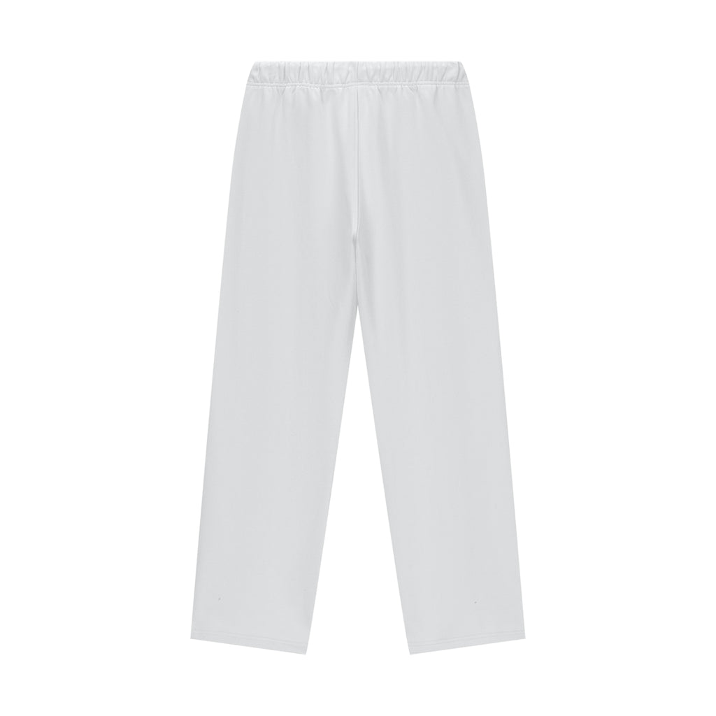 Mur Mur Essential Heavyweight Fleece Straight Leg Pants (Pink Logo)