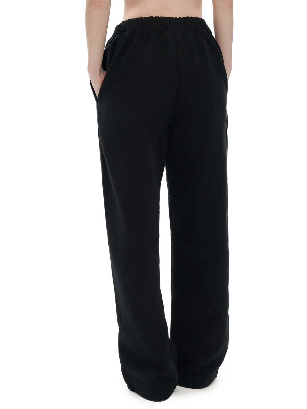 Mur Mur Essential Heavyweight Fleece Straight Leg Pants (Pink Logo)