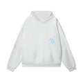 Mur Mur Essential Heavyweight Hoodie with Hidden Pocket (Blue Logo)