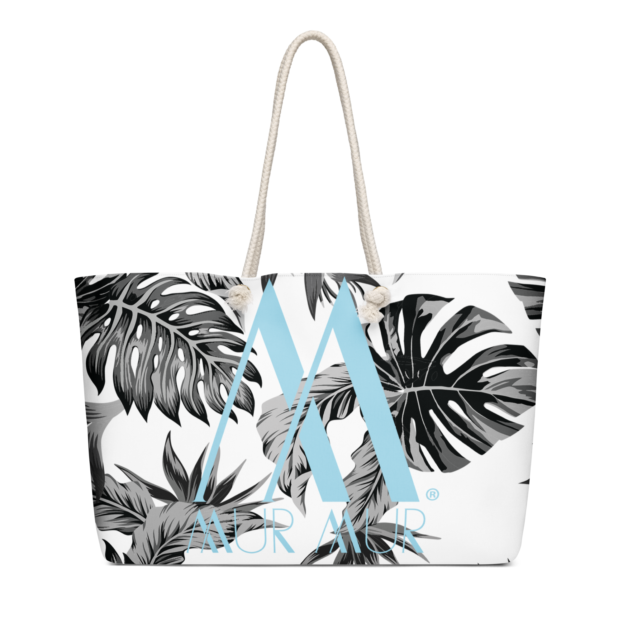 Mur Mur Oversized Weekender Bag (Blue Logo)