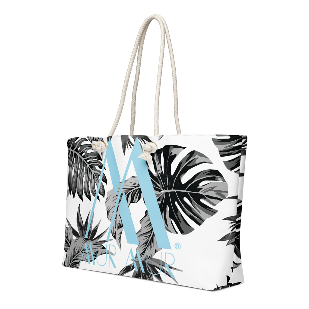 Mur Mur Oversized Weekender Bag (Blue Logo)