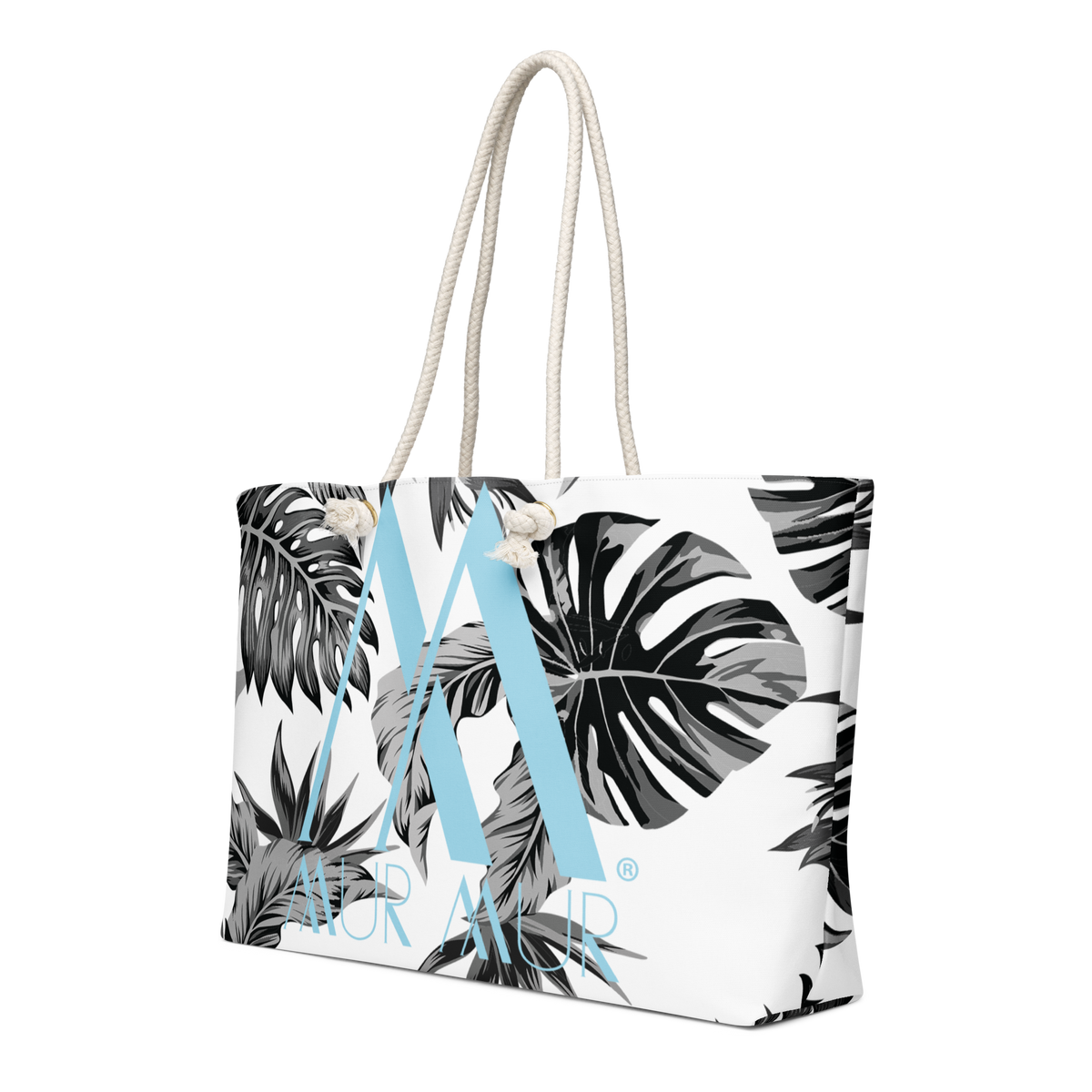 Mur Mur Oversized Weekender Bag (Blue Logo)
