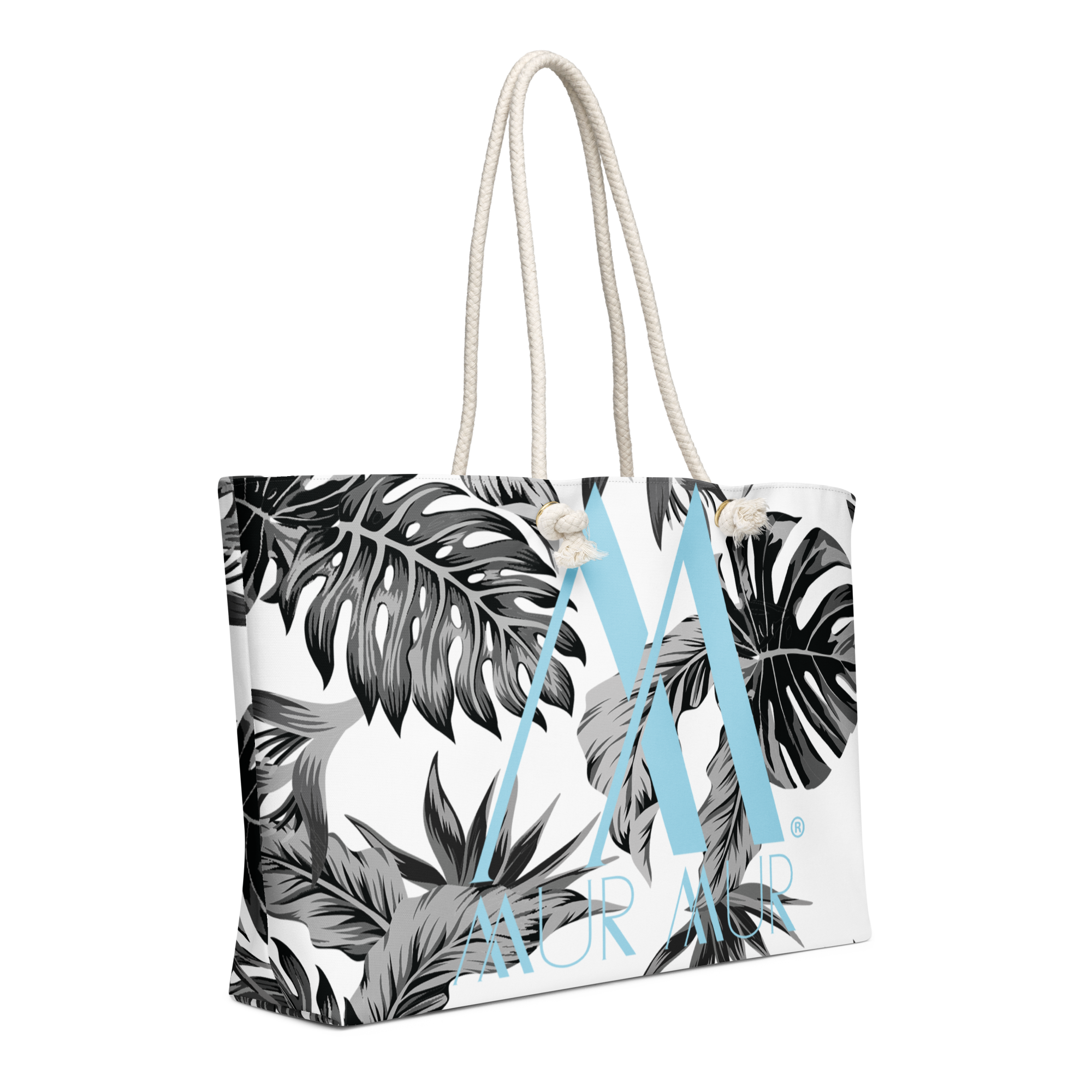 Mur Mur Oversized Weekender Bag (Blue Logo)