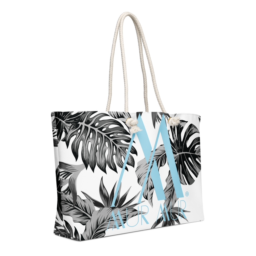 Mur Mur Oversized Weekender Bag (Blue Logo)