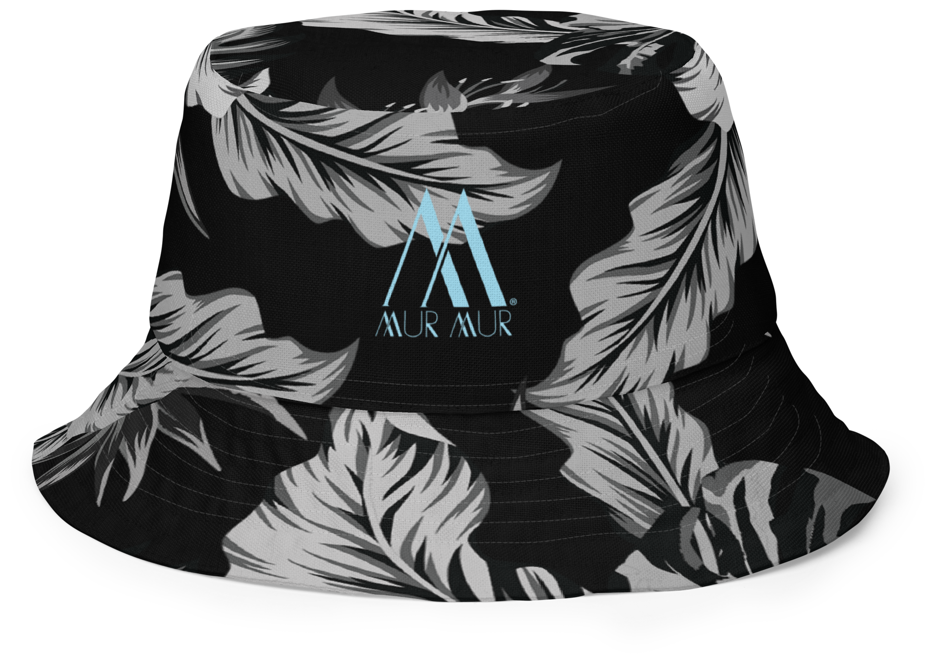 Mur Mur Reversible Bucket Hat (Black Floral)