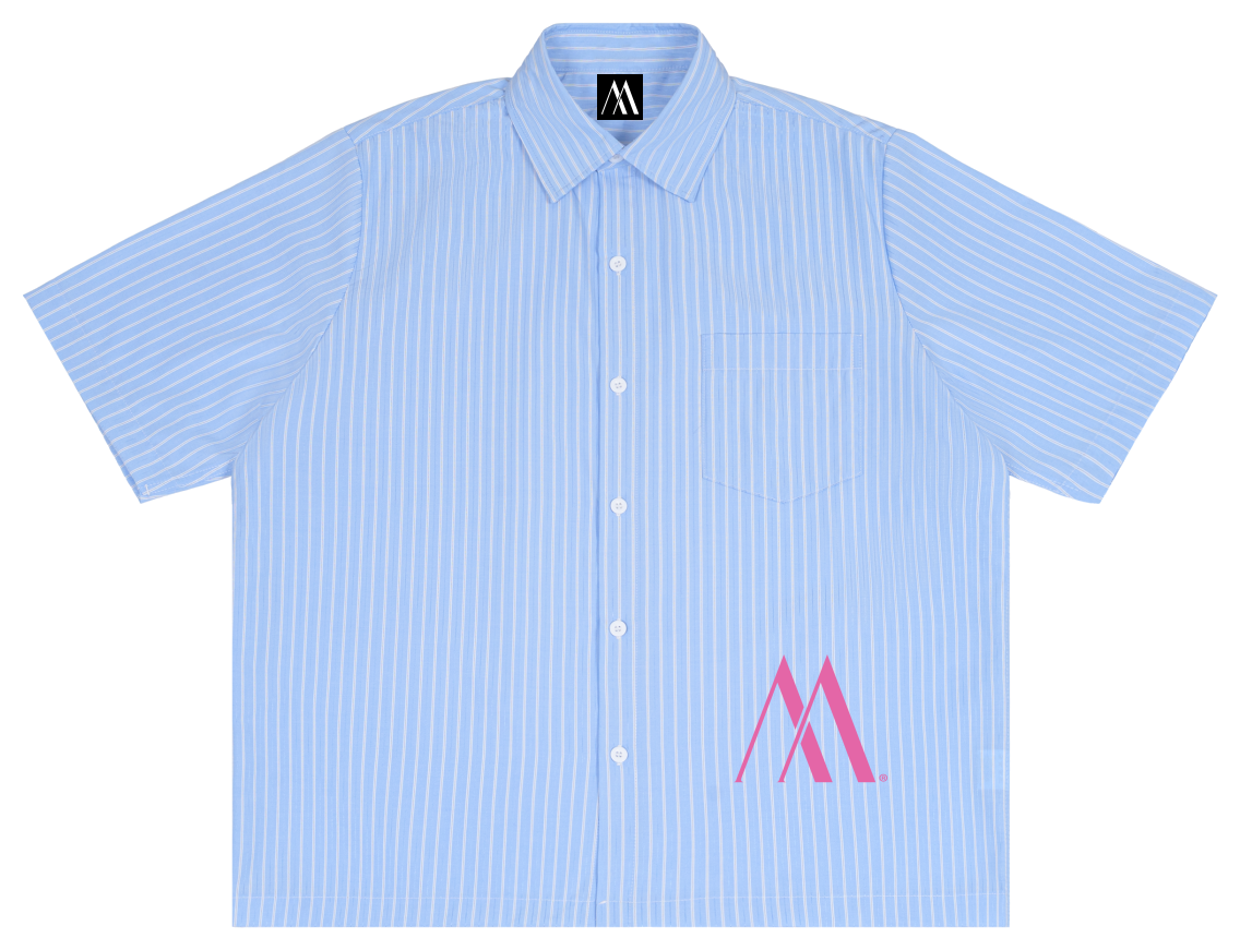 Mur Mur Cabana Boy Striped Boxy Short-Sleeve Shirt